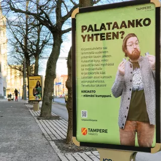 Kampanja Tampereen kaupunginkirjastolle